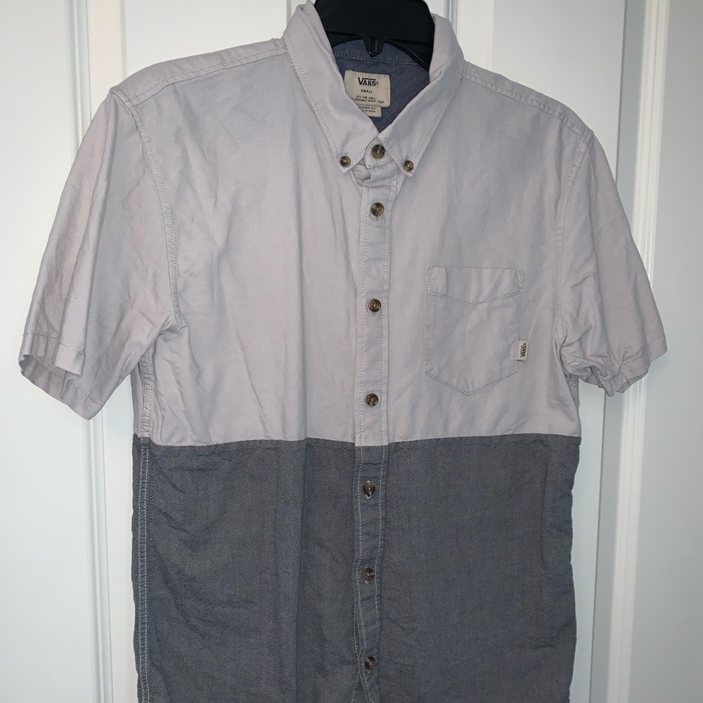 Vans Houser Short Sleeve Color Block Button Down